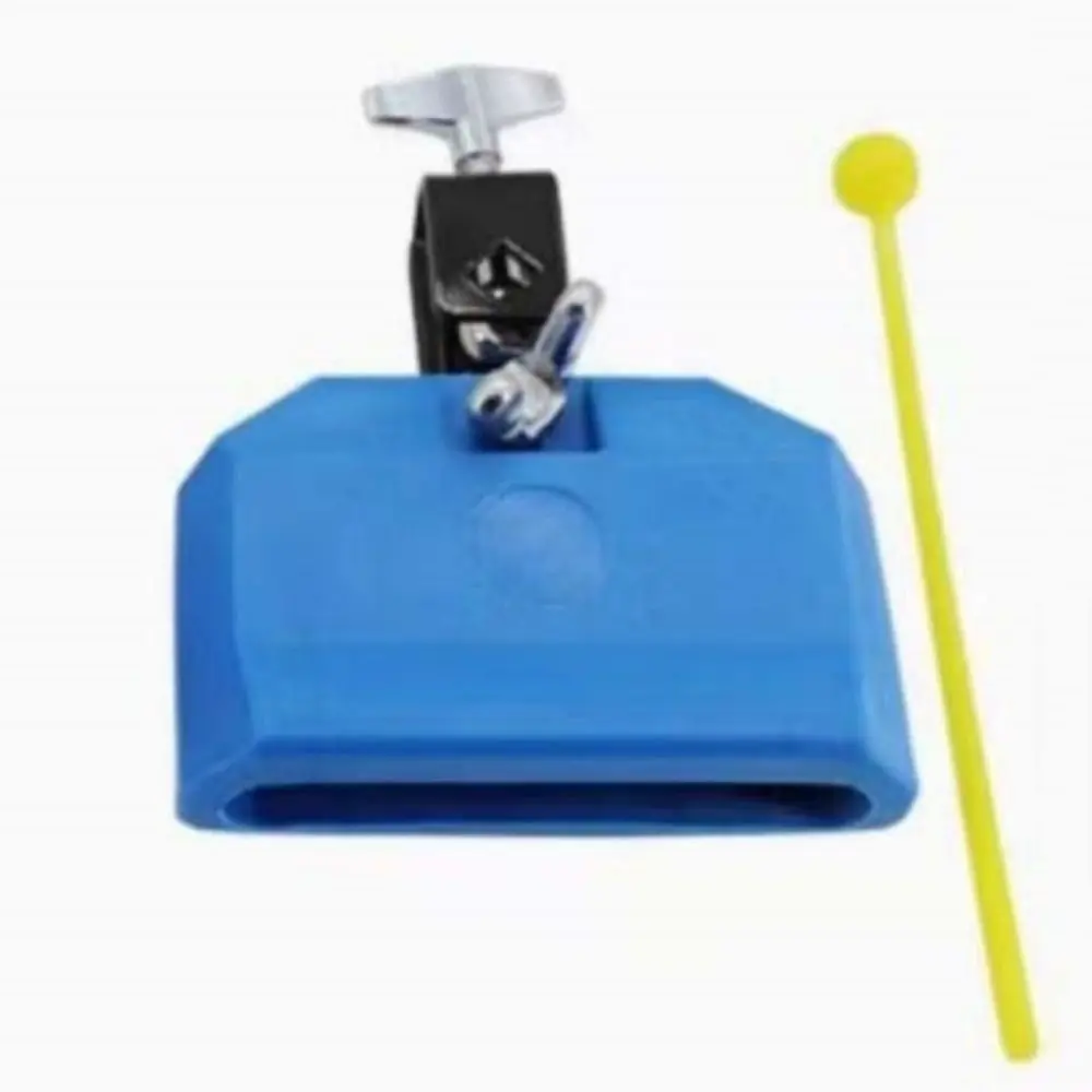 Set de Campanas de Tambor Azul y Rojo, Campana de Animación Estilo Jazz, Clapper de Tambor, Bloque de Tambor de Plástico para Educación Temprana, Piezas de Tambor