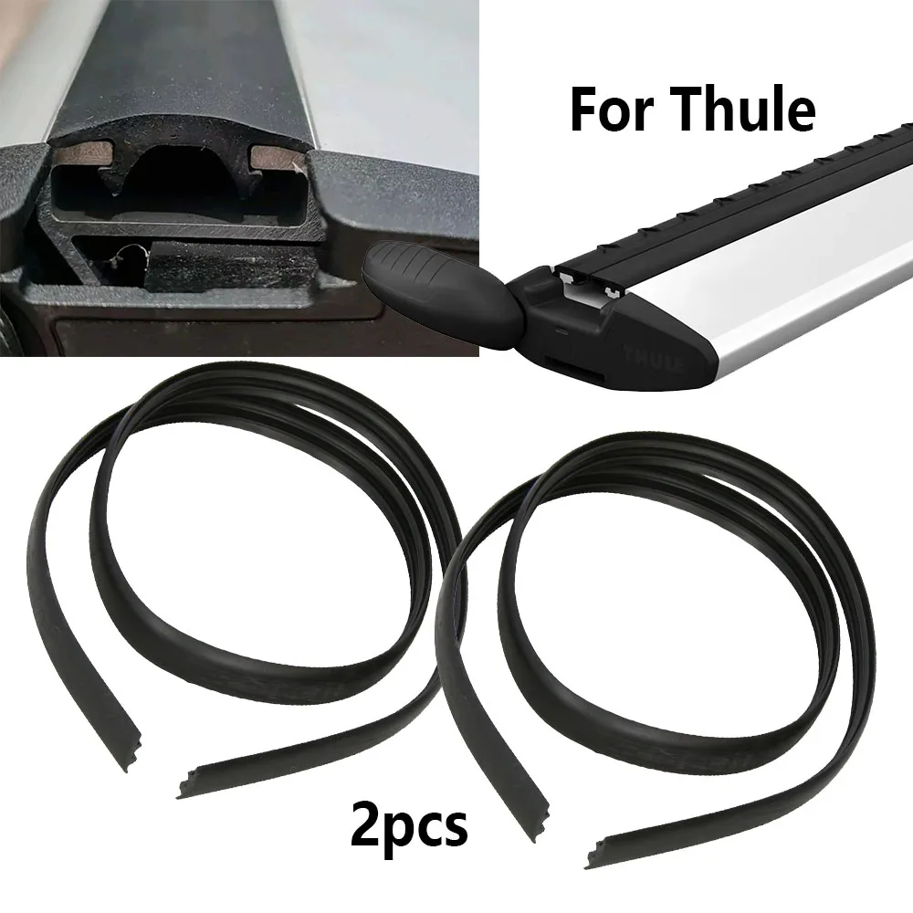 2X T-Slot Seal Rubber Strip 150cm Wingbars Aerobars Compatible with Rhino Reconn Wingbar Aerobar T Slot Seal Strip for Thule