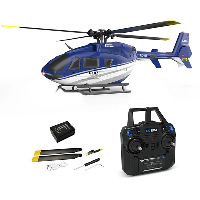 

RC EAR C187 4CH 6-осевой гироскоп высота удержания Flybarless EC135 Масштаб RC вертолет RTF 2,4G