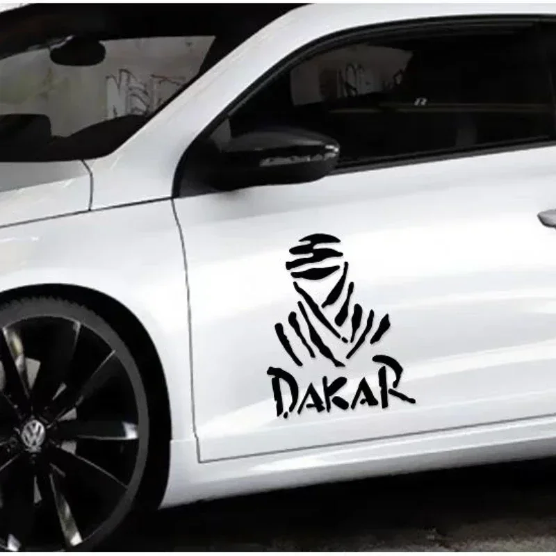 11*9cm DAKAR Reflective Car Stickers Rally Game Car Stickers Auto Car Tuning Car Body Modification Stickers Decorative Stickers