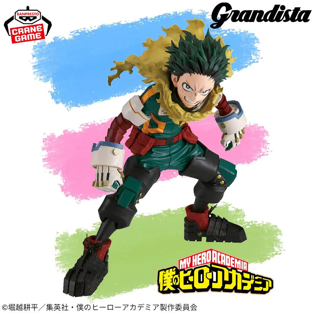 BANPRESTO Grandista My Hero Academia Midoriya Izuku, jouet modèle animé authentique, en Stock