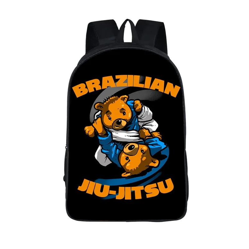 Sacs à dos Jiu jitsu brésiliens pour adolescents, cartable pour filles et garçons, judo, karaté, sacs d'école pour enfants, sacs pour ordinateur portable, femmes, hommes, sac de voyage