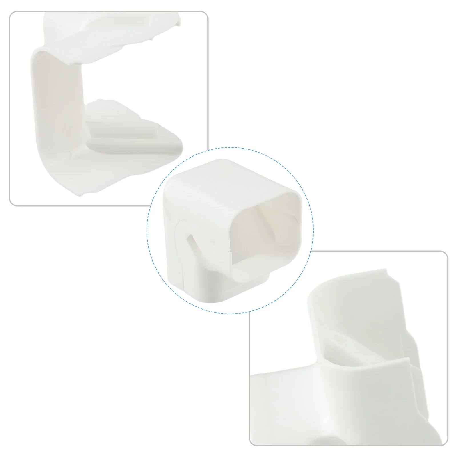 Codo plano de 135 ° para interiores y exteriores, líneas de conexión de PVC, fácil de instalar, adaptable a entornos de durabilidad
