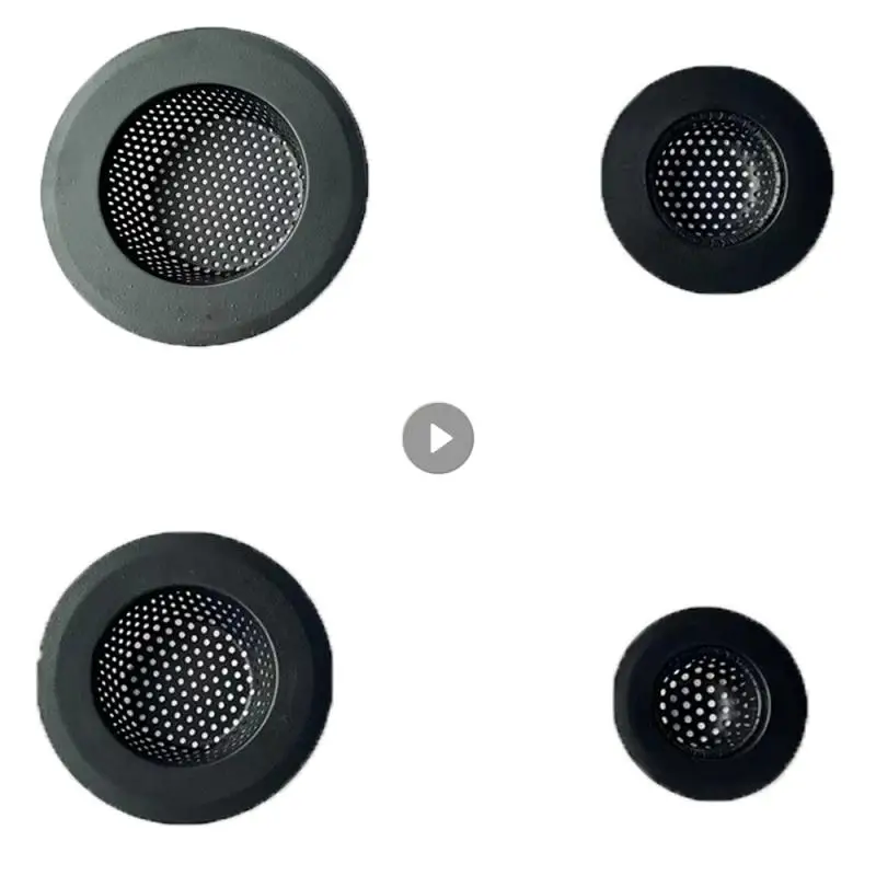 1PCS Kitchen Sink Filter Stainless Steel Mesh Strainer Wash Basin Drain Hole Trap Hair Catcher Stopper For Bathroom Accessories