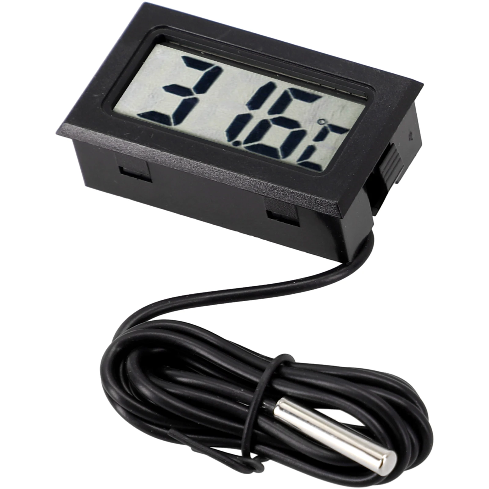 LCD Thermometer Temperature Meter Gauge With Waterproof Sensor Probe Monitor And Control Temperatures With Confidence