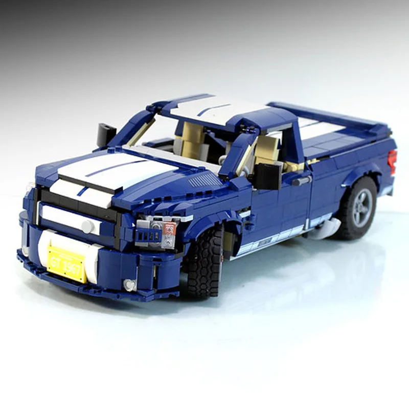 NEW MOD 10265 Pickup Truck F-150 Super Snake Model Building Block Assembled DIY Bricks Toys Boys Birthday Gifts