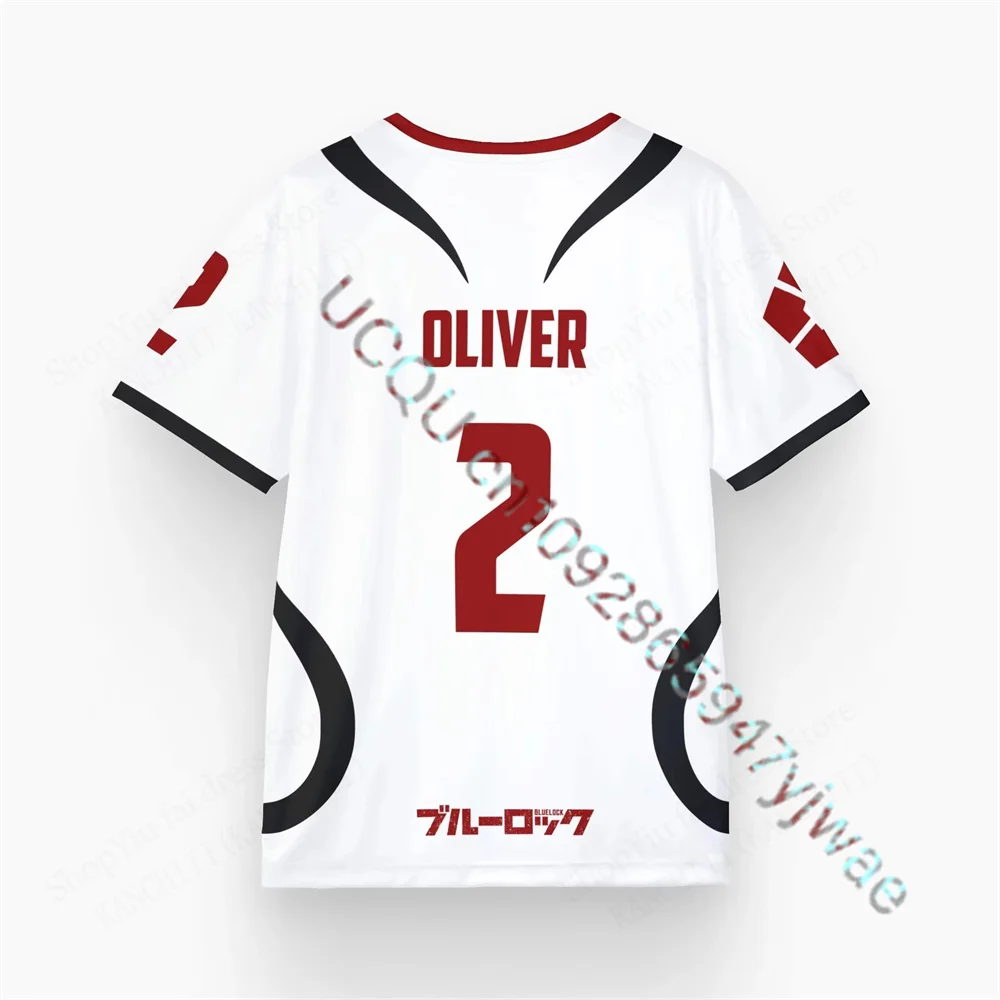 3D-Druck Sport Feuchtigkeitsableitendes Atmungsaktives Herren T-Shirt Japan Anime Itoshi Sae Fußballtrikot Trainingsshirt Erwachsenen T-Shirt – Detail 5