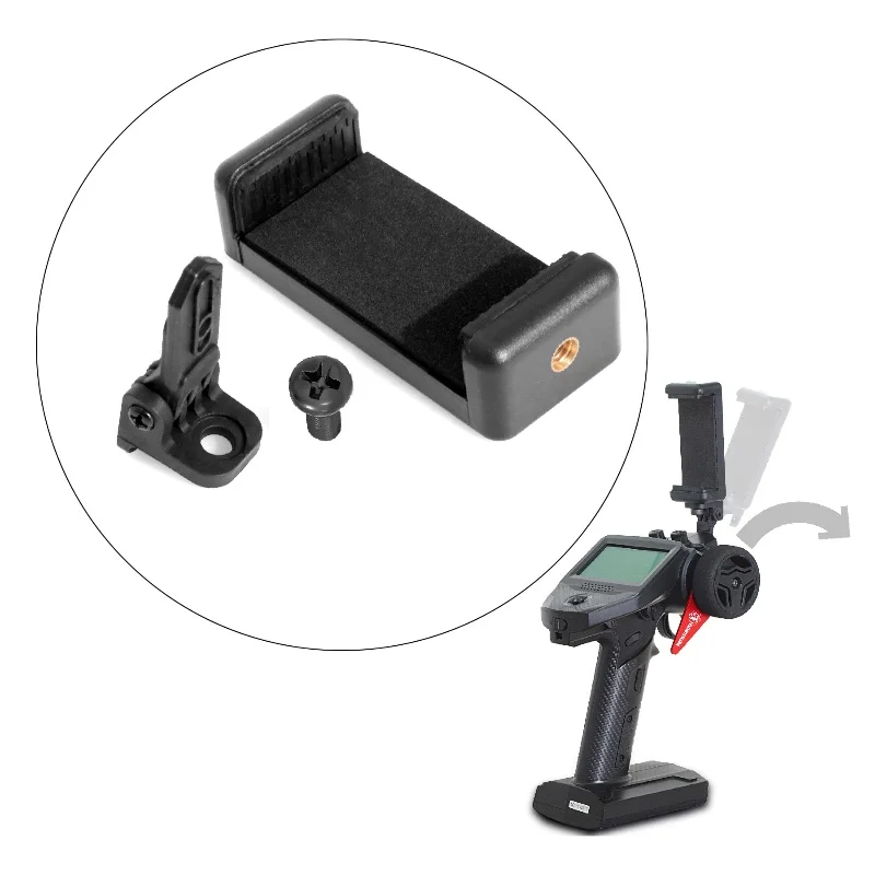 Radio Transmitter Mobile Phone Mount Holder for FLYSKY G7P Remote Controller DIY Parts