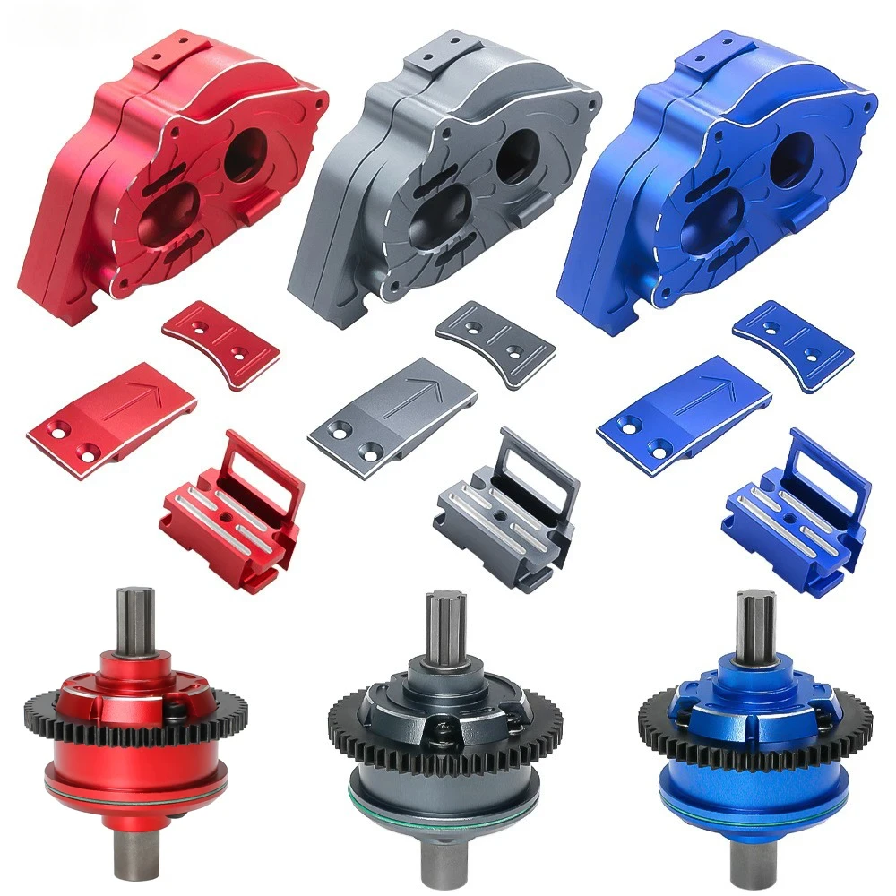 

Обновление деталей, металлическая центральная коробка передач и набор дифференциалов 57T для Arrma 1/10 Kraton Outcast 4S V2 BLX 1/8 Mojave 4S BLX, аксессуары