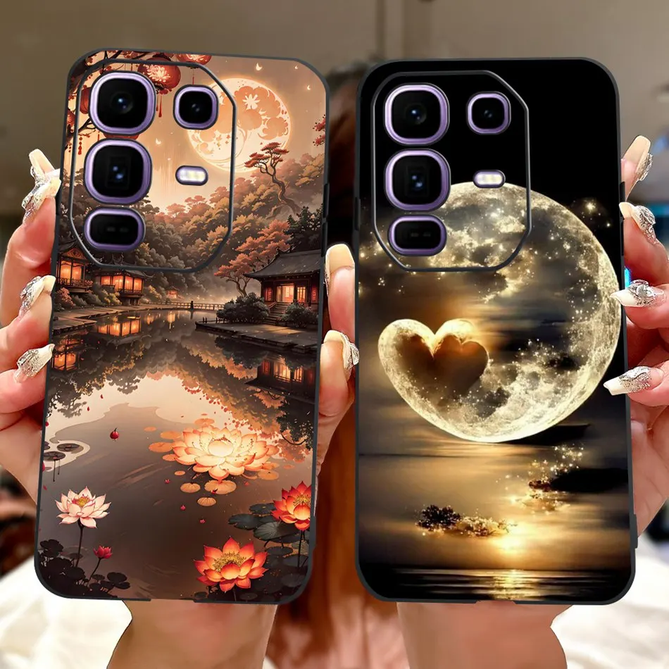 حافظة لهاتف انفينيكس نوت 50 برو + نوت 50 برو 4G حافظة هاتف مطلية على شكل نمر التنين الرائع لهاتف انفينيكس نوت 50 برو بلس حافظة من السيليكون الناعم من البولي يوريثان #6