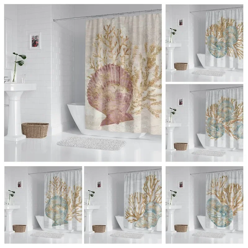 Household waterproof fabric household shower curtain accessories shower curtain 240 * 200 home Hawaiian style shower curtain