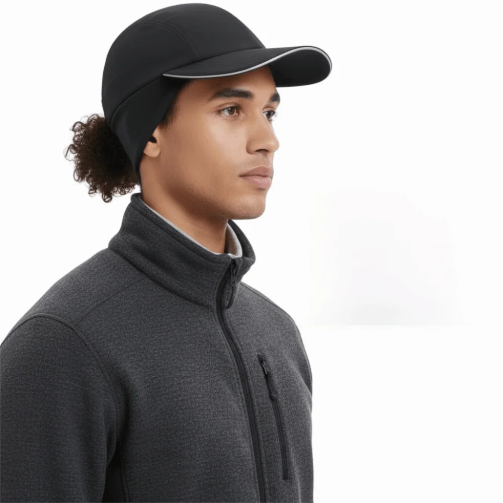 

Reflective Polar Fleece Beanie Hat Ear Warmer Windproof Running Cycling Cap Thermal Earmuffs Riding Hat Winter