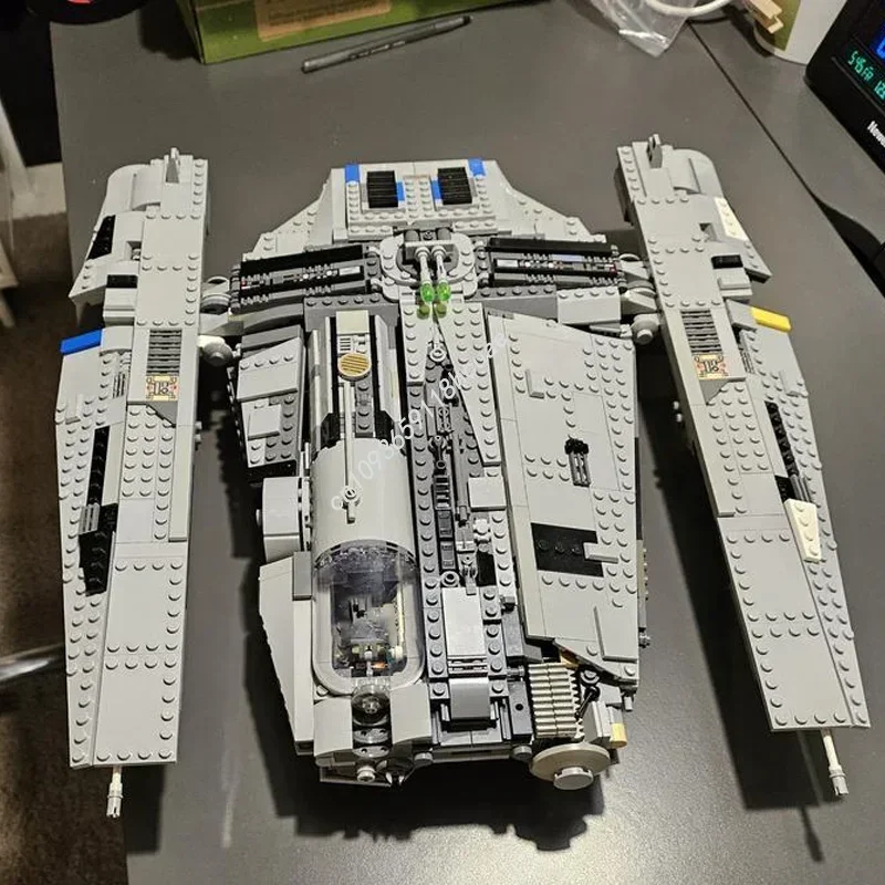 

1601pcs Star Battle Fondor Haulcraft Model Moc Building Blocks Bricks Diy Creative Assembly Spacecraft Toys Christmas Gifts