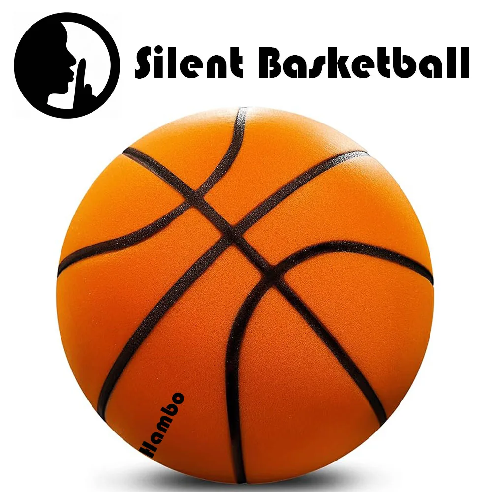 

Silent Basketball 29.5" (Size 7) Airless Foam Sports Ball Mute Bouncing Silent Ball Toy Dribble Quietly Birthday Christmas Gifts