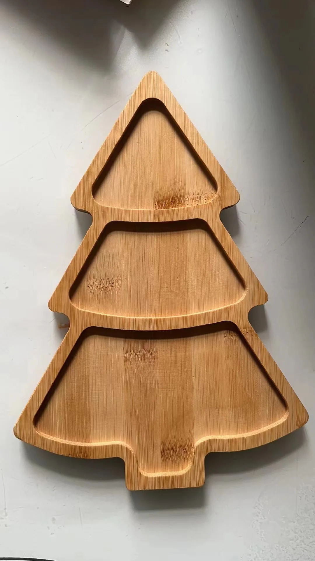 Christmas Tree Shaped Wooden Serving Platters, Decorative Appetizer, Cheese, Cookie Trays, Sandwich, Dessert, Snacks