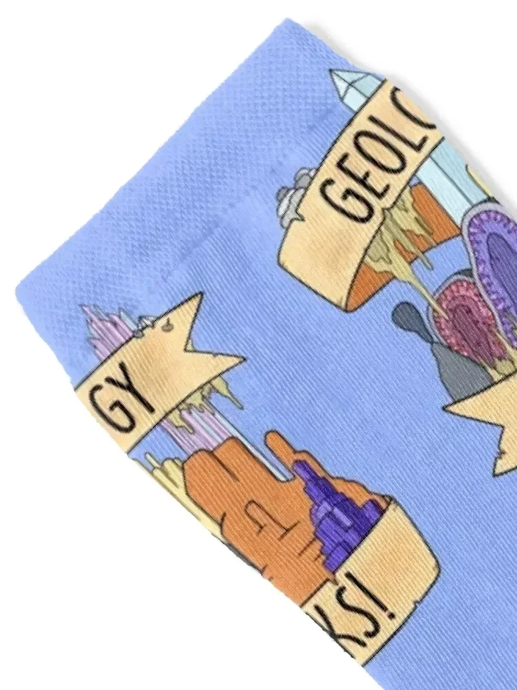 Geology Rocks! Socks Thermal man winter Men's gift heated Socks Men's Women's