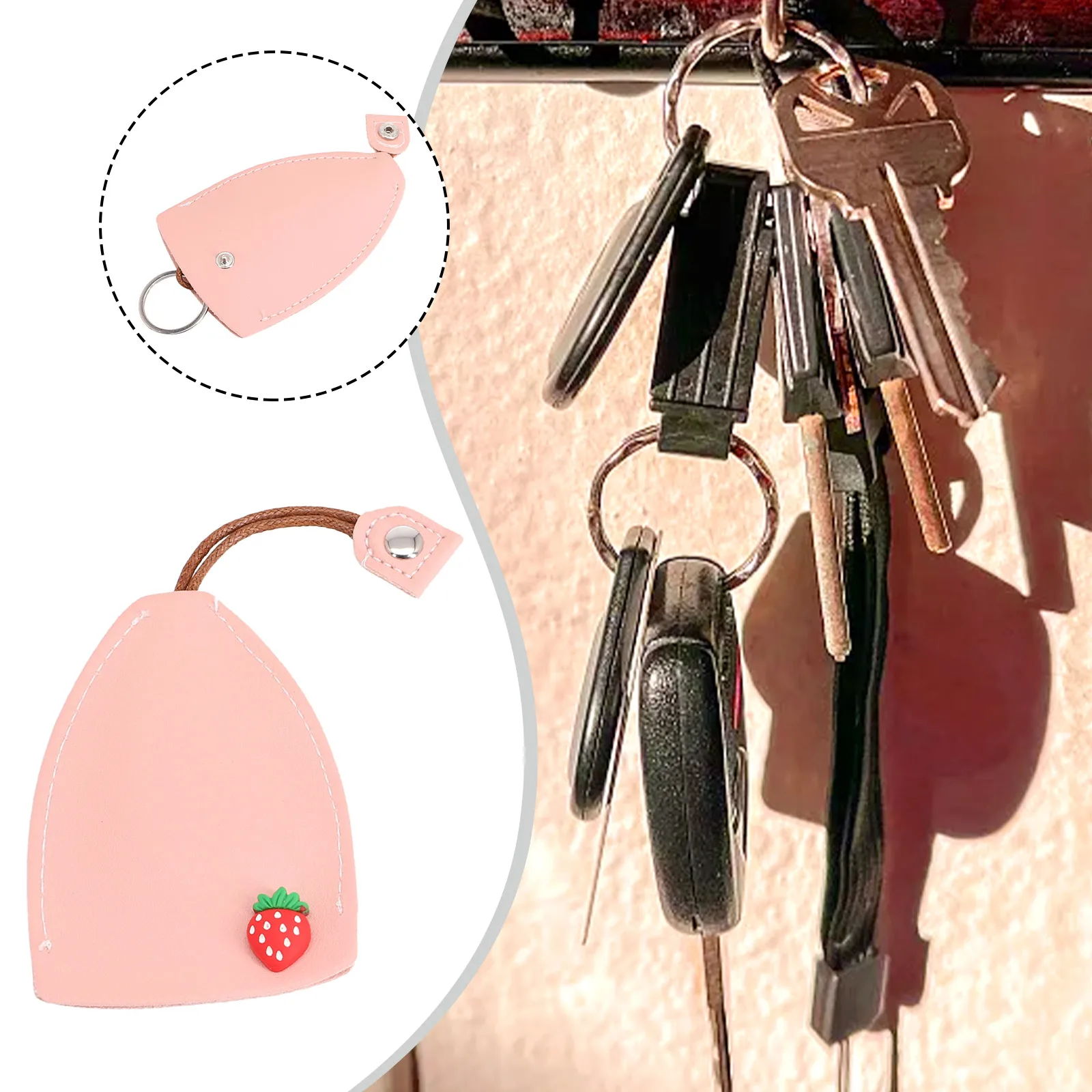 Auto Parts Key Bag Leather 1 Pieces Car Accessories Dustproof Replacement Tool High Quality Useful Good Effect