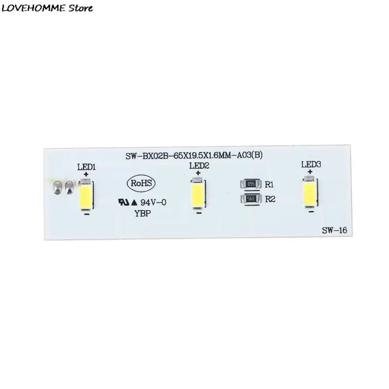 Tira de luces LED para refrigeración de SW-BX02B, tablero de luz para Electrolux Wes Frestech, YBP007661