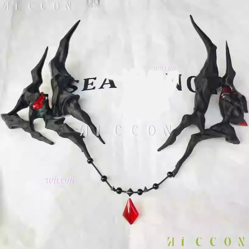 Love and Deepspace Sylus Couple Cosplay Tiara Dragon Style Headwear Earring Game Qinche Game Halloween Couple Decors Accessories