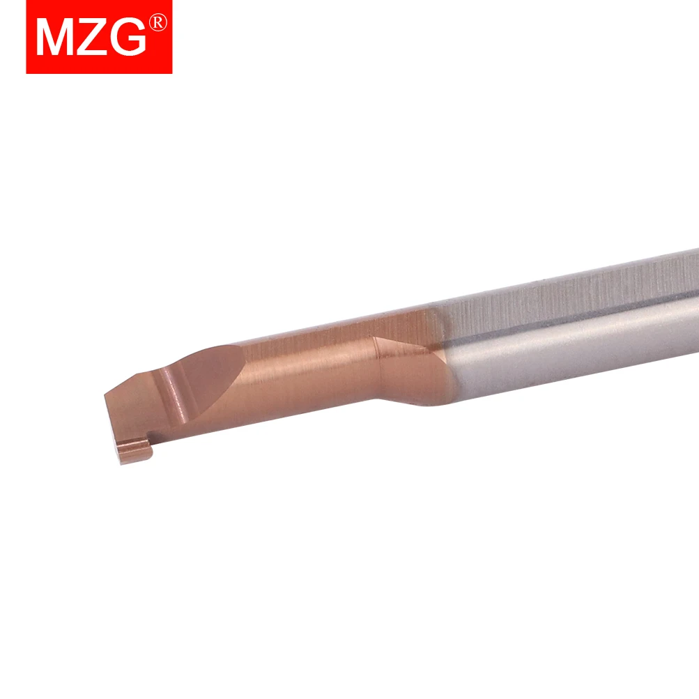 MZG 1pcs MGR Small Diameter Internal Hole Tungsten Steel Alloy Tilt Angle Design Chip Removal Grooving Tool