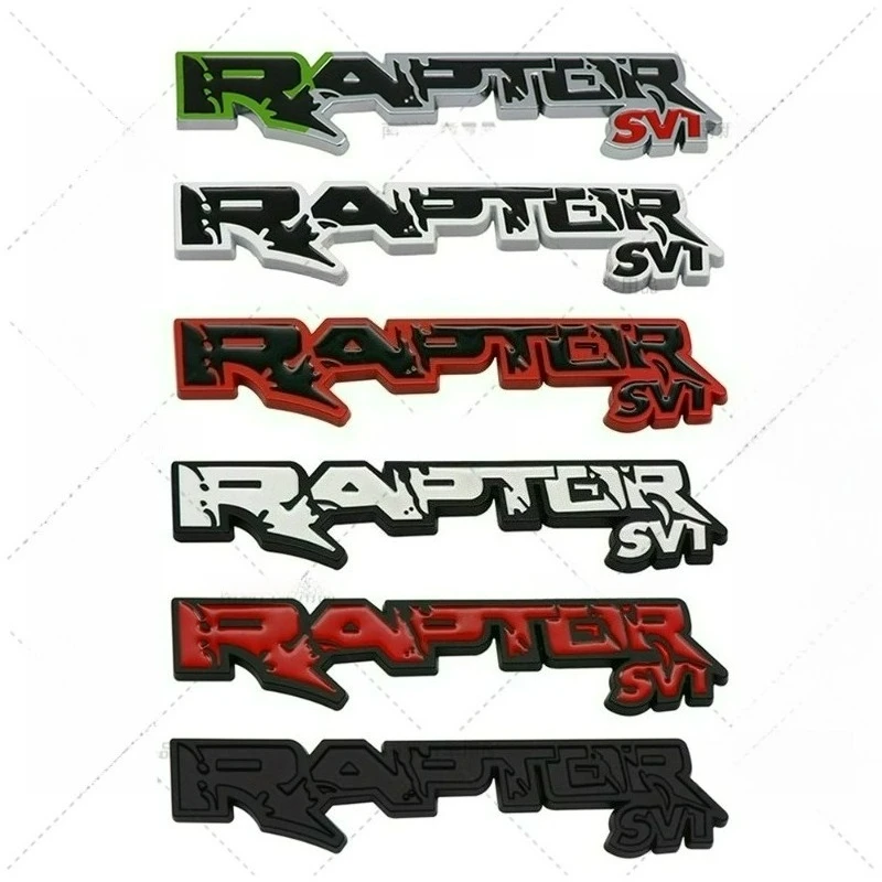 

High-quality Modification 3D Metal Car Stickers F 150 SVT RAPTOR Scratch Cover DIY Decorative Car Accessories