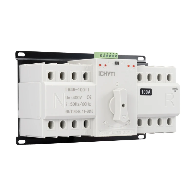 سعر المصنع ATS التغيير التلقائي على التبديل 100A 3 المرحلة مفتاح النقل التلقائي ATS لمولد الديزل