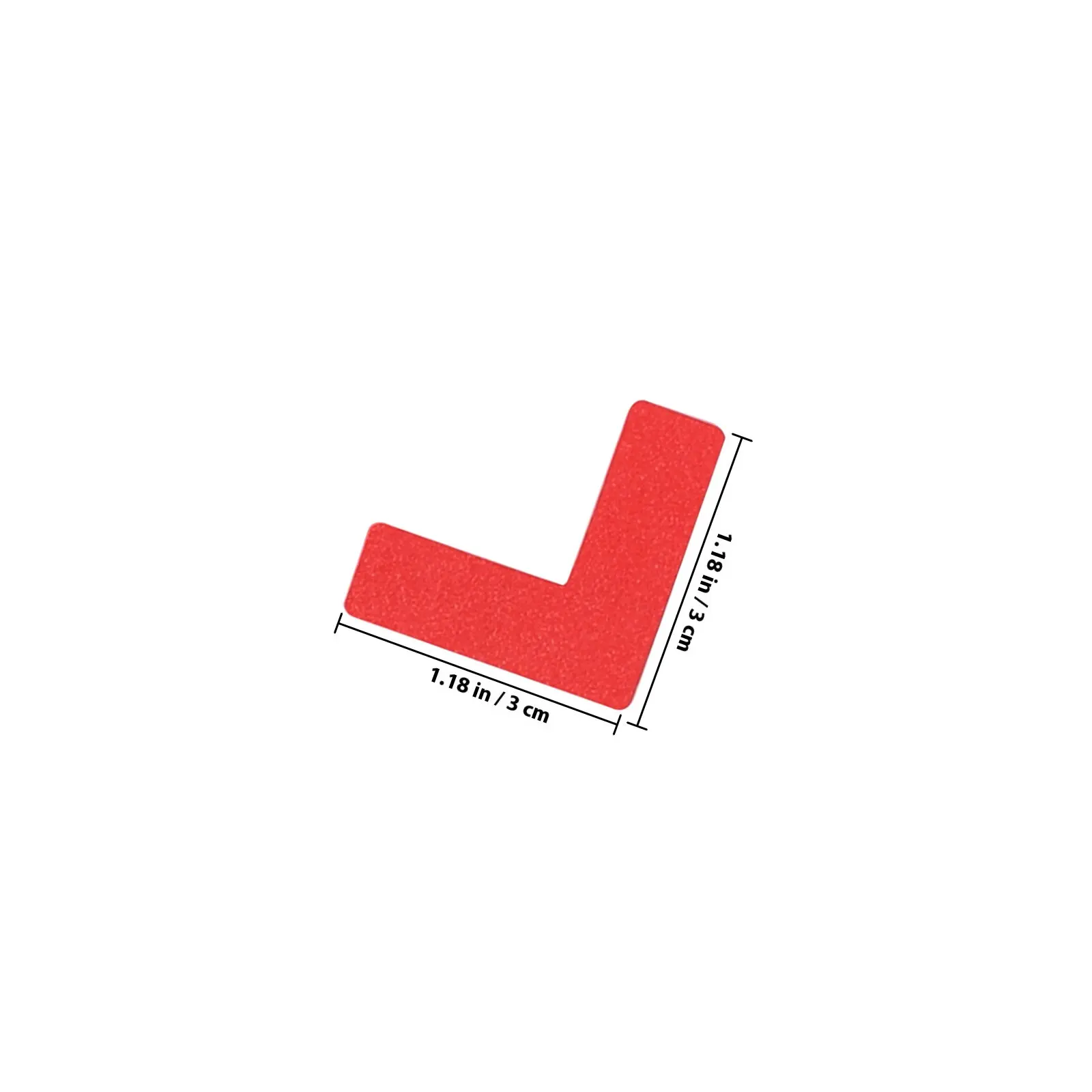 100Pcs Location Marker Stickers Right Angle Desk Tape Tabletop Marker Stickers L Shape Desk Marking Tape Adhesive Location