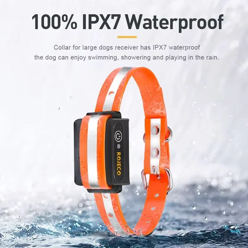 1000m Electric Dog Training Collar Remote Control Waterproof Rechargeable Pet Dog Bark Stop Shock Collar Electric Shocker view 5