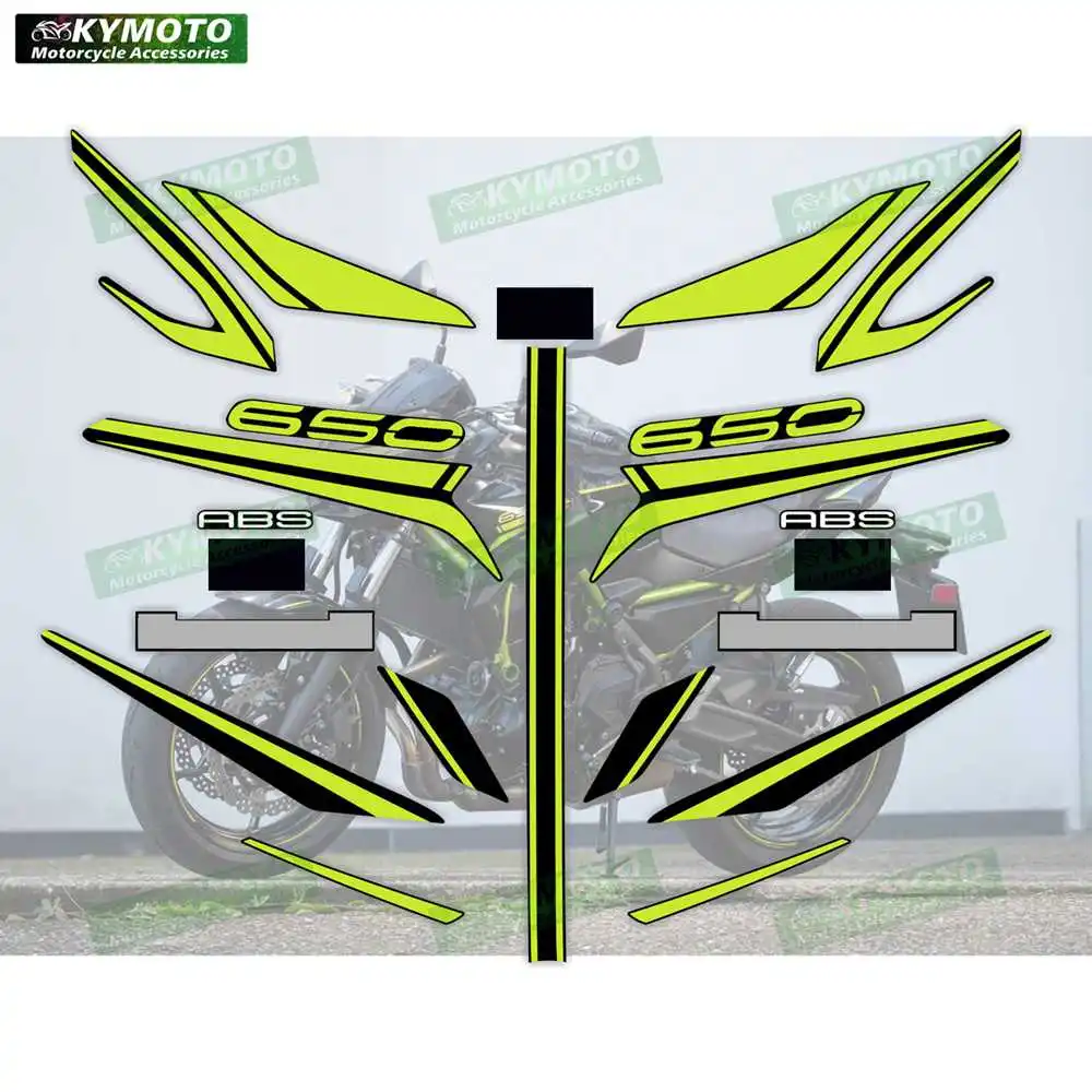 

For Z650 ER650 Z 650 ER 650 motorcycle accessories stickers fairing decals modified full vehicle protection kit decoration