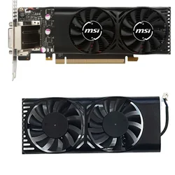 XY-D05510S 2pin 0.20A для MSI GeForce GTX 1050 2GT LP GTX 1050Ti 4GT LPV1, охлаждающий вентилятор для графической карты