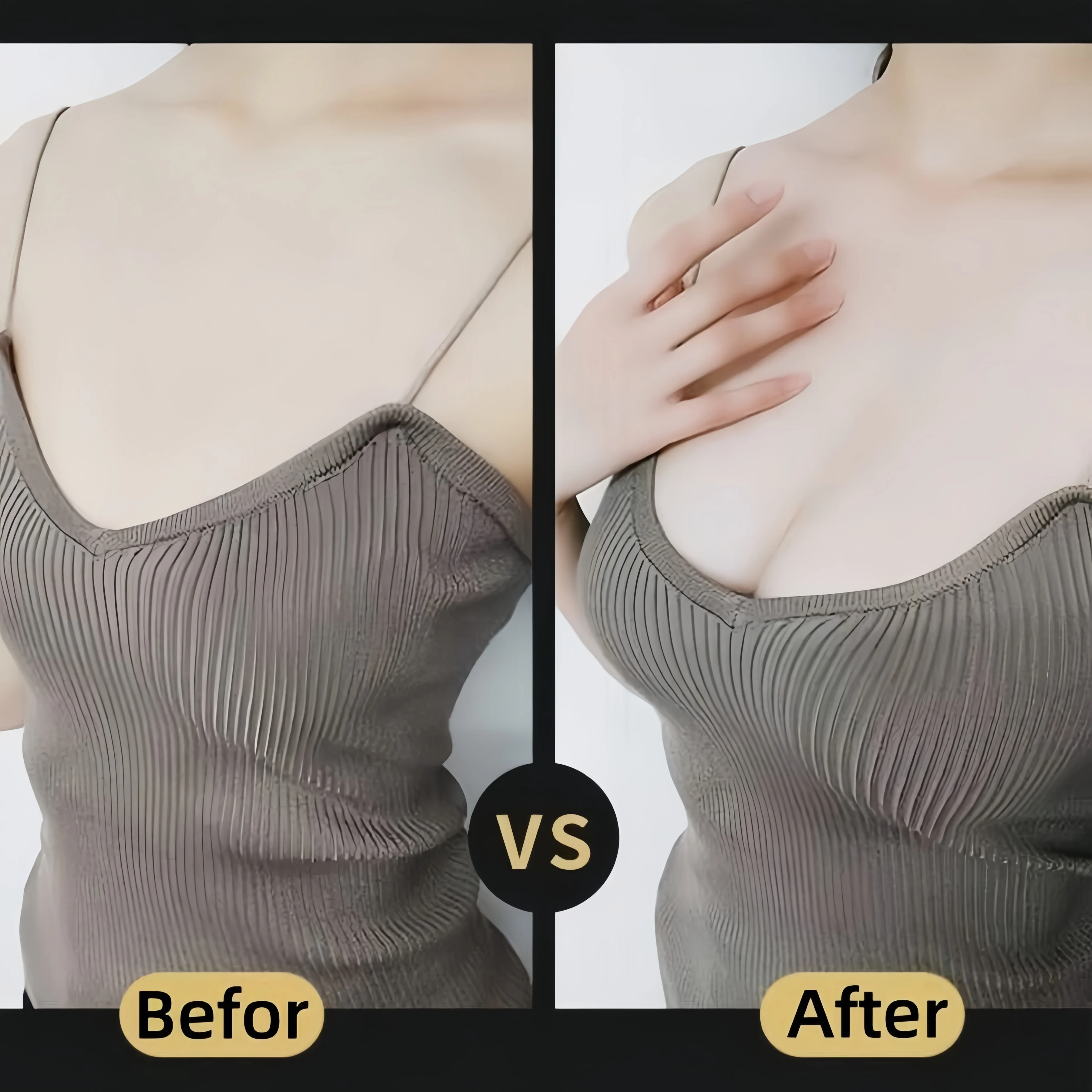 Thickened chest patch, small chest display, large 5CM chest patch, gathered nipple patch