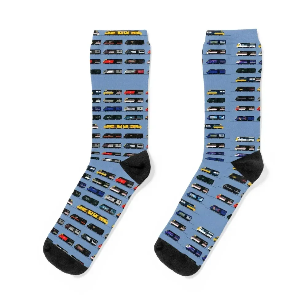 Class 43 HST intercity 125 liveries Socks cotton FASHION hiking anti slip football Socks Men Women's