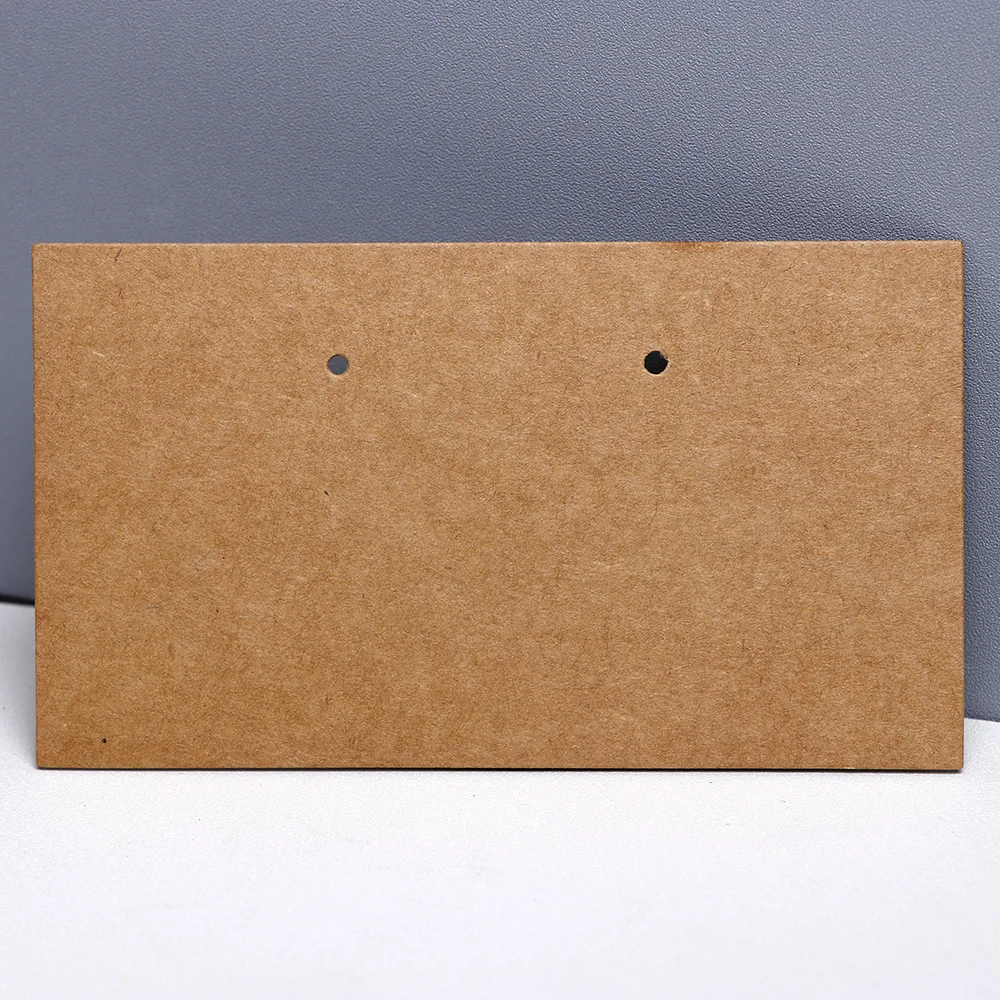 25PCS 11.5x6.5cm White Black Stud Earrings Backing Cardboard Big Blank Horizontal Cards For Jewelry Making DIY Display Packages