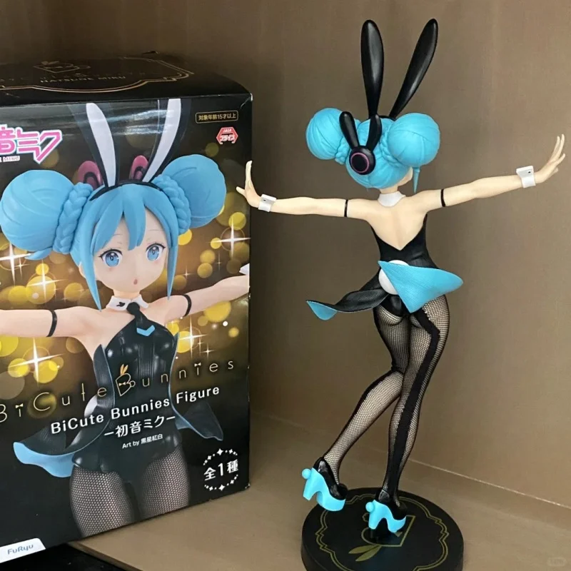 Original Furyu Bicute Bunnies Vocaloid Hatsune Miku Pvc Anime Action Collections Model Toy Figures Birthday Gift view 2