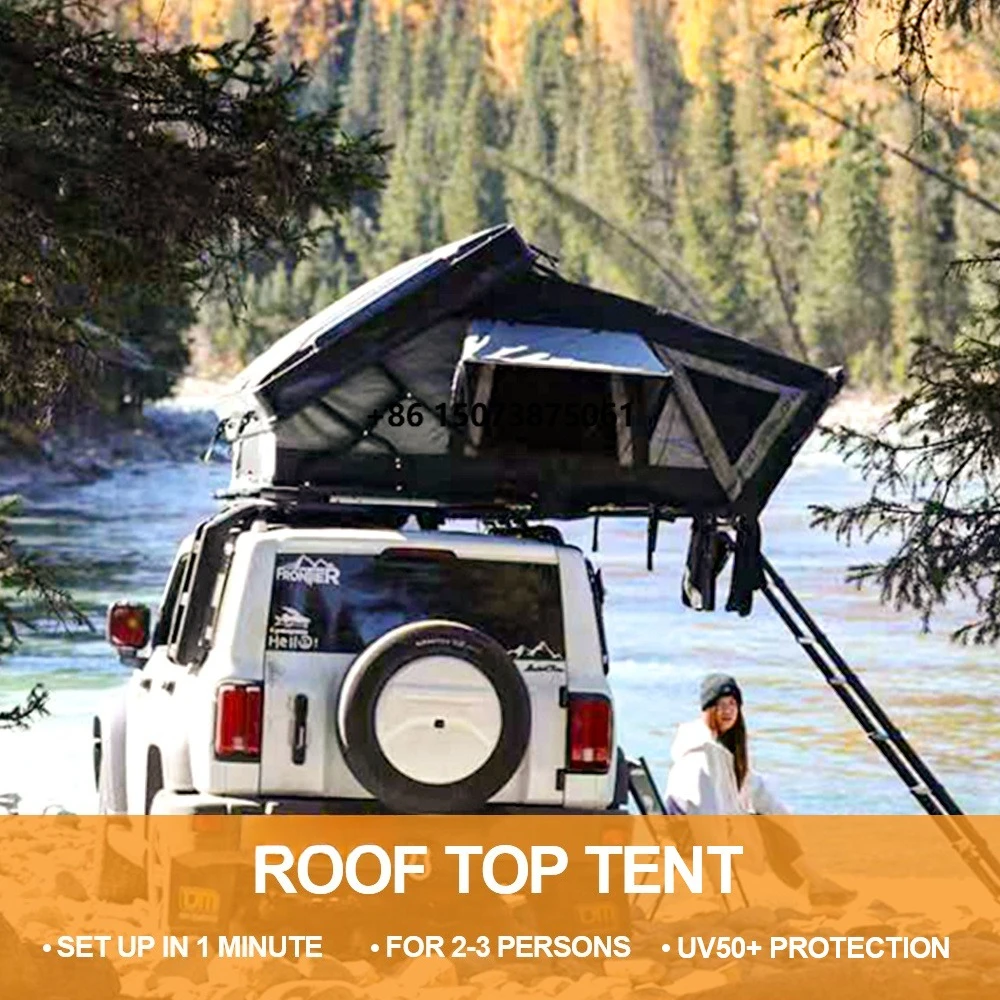 ADA Tent Manufacturer Custom Ultra-light Weight Camp Overlanding Roof Top Clamshell Hard Shell dune Roof Top Tent