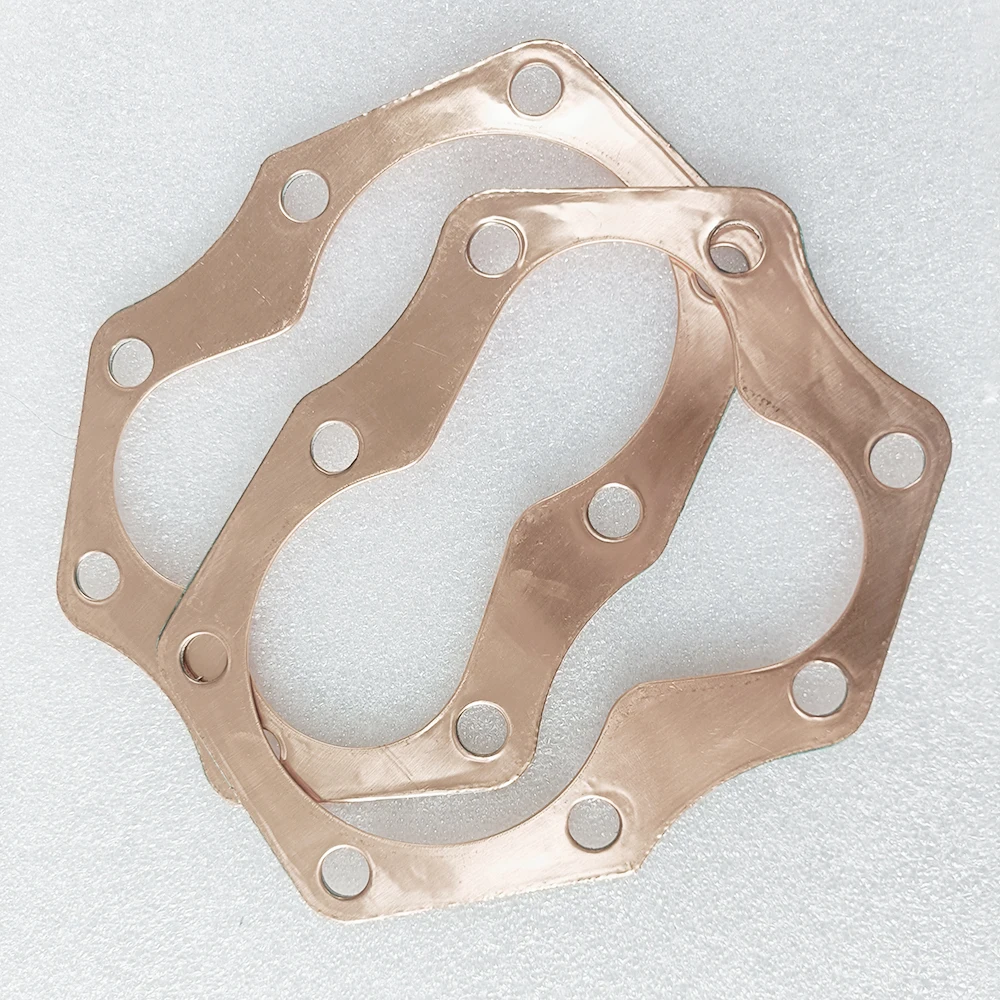 2pcs/lot,Ural Original CJK750 Ural Cylinder Head SOLID Copper Gaskets M1/M72/R71 Suit Bavarian KC750 K750 Dnepr Motor Parts