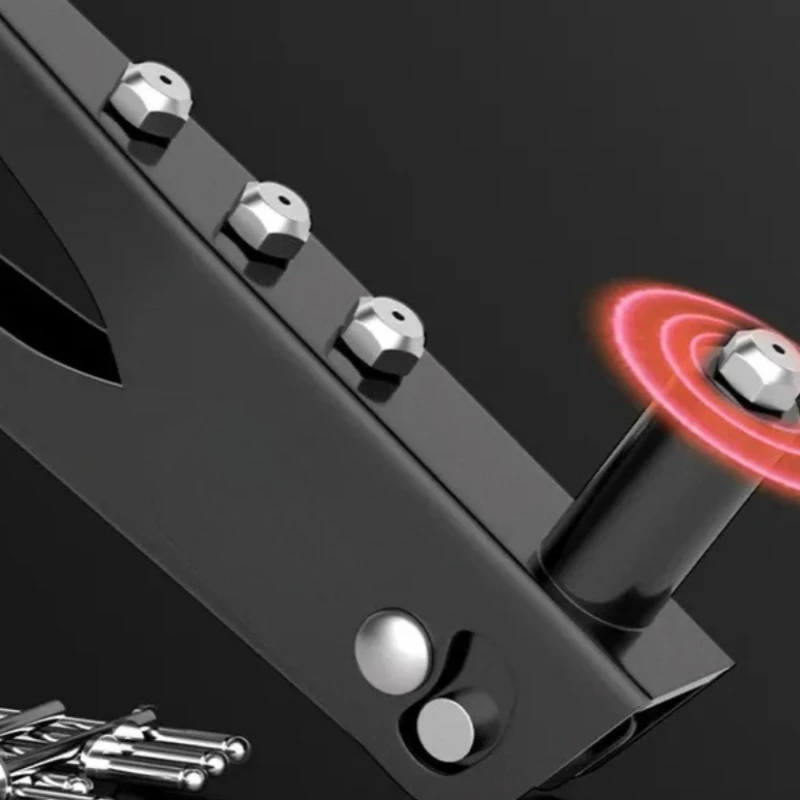 مع 100 قطعة من المسامير لقارب مقطورة الأثاث-مجموعة مسدس برشام البوب المهنية الثقيلة برشام بندقية اليد المبرشم أداة عدة #4