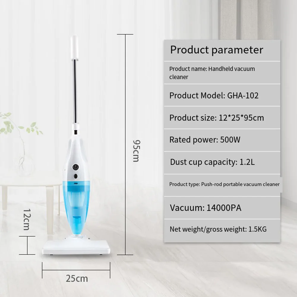 Hands taub sauger arbeits sparend Ultra Long Line Haushalts milben entfernung stark trocken und nass Dual-Use-Staubsauger elektrisch