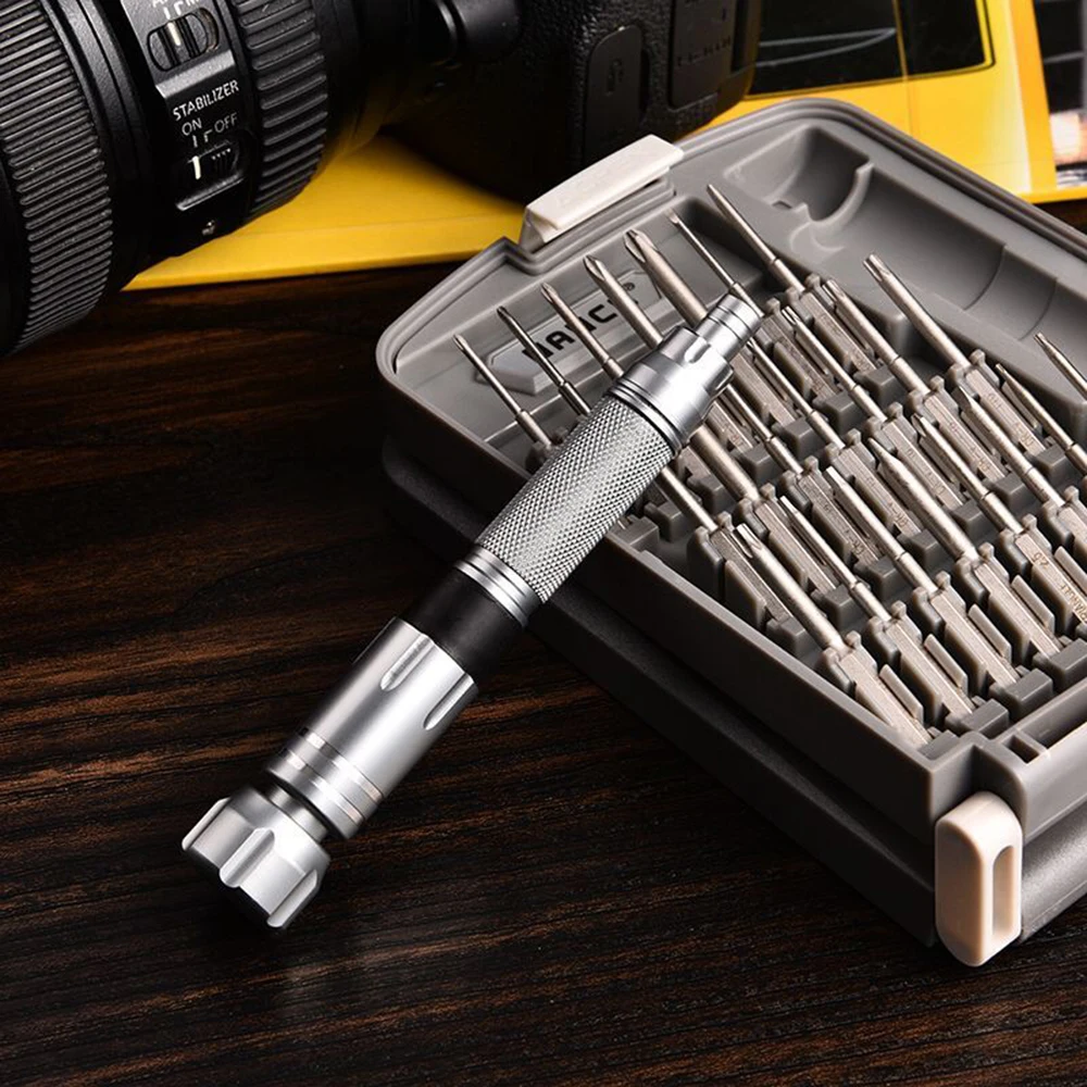 22 IN 1 Precision Screwdriver Set Screw Driver Set Screwdriver Bit Set Slotted Phillips Torx Hex Set Phone Repair Tool Box Set