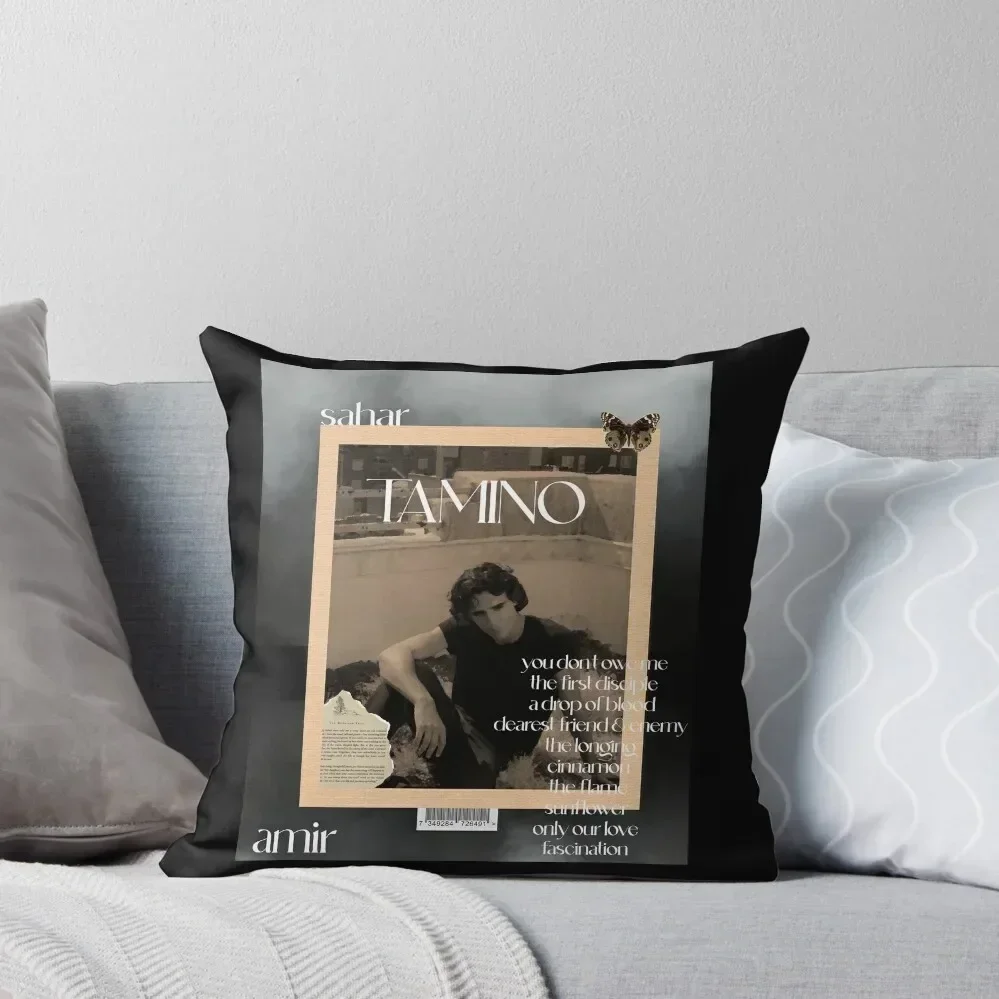 

tamino sahar album Throw Pillow luxury sofa pillows Luxury Living Room Decorative Cushions Pillow Decor pillow