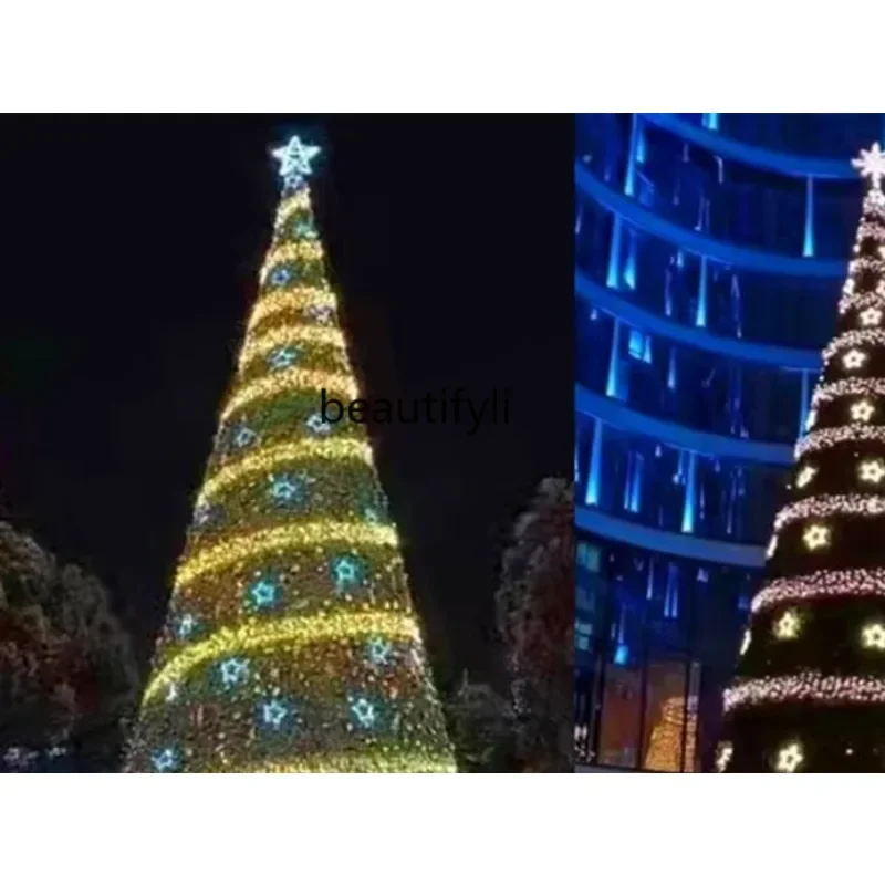 

Q181 Outdoor Large Christmas Tree 4/5/6/7/8/10ft Christmas Mall Hotel Indoor Luxury Decoration