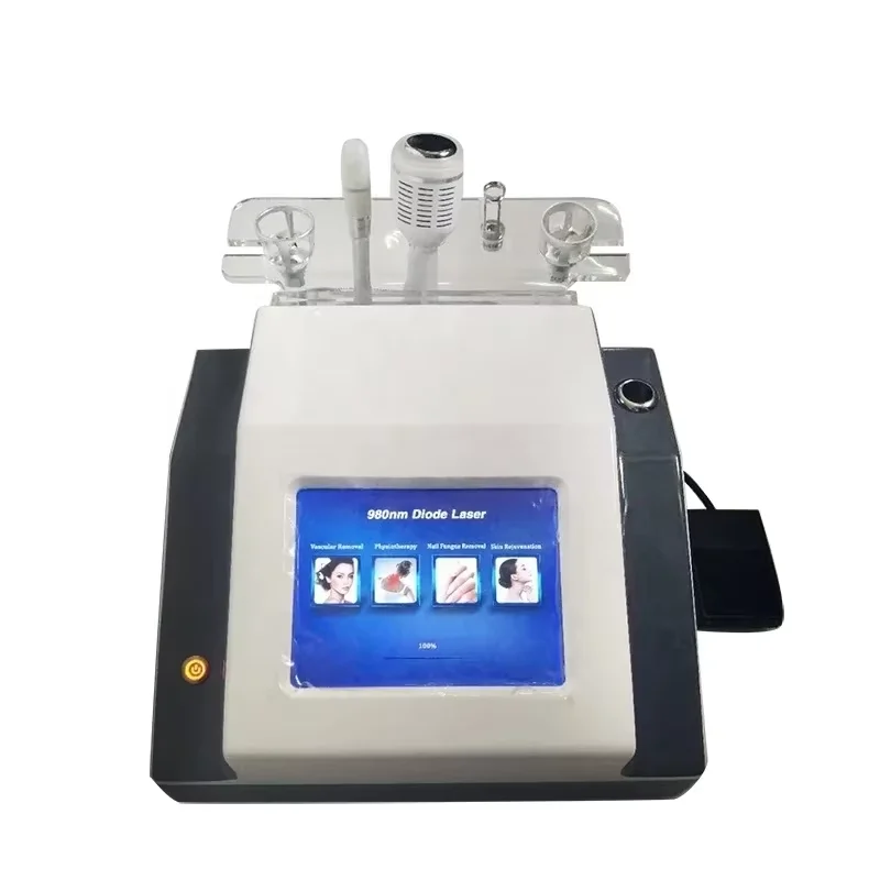 Professional 980nm Laser For Nails Fungus Treatment Skin Rejuvenation vascular Diode Laser 5in1 60w 980nm Laser Machine