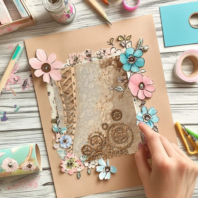 36 Sheets 6"x6" Scrapbook Paper Pack: Starlit Watercolor Splashes for Scrapbooking, Origami & Cosmic Craft Projects.