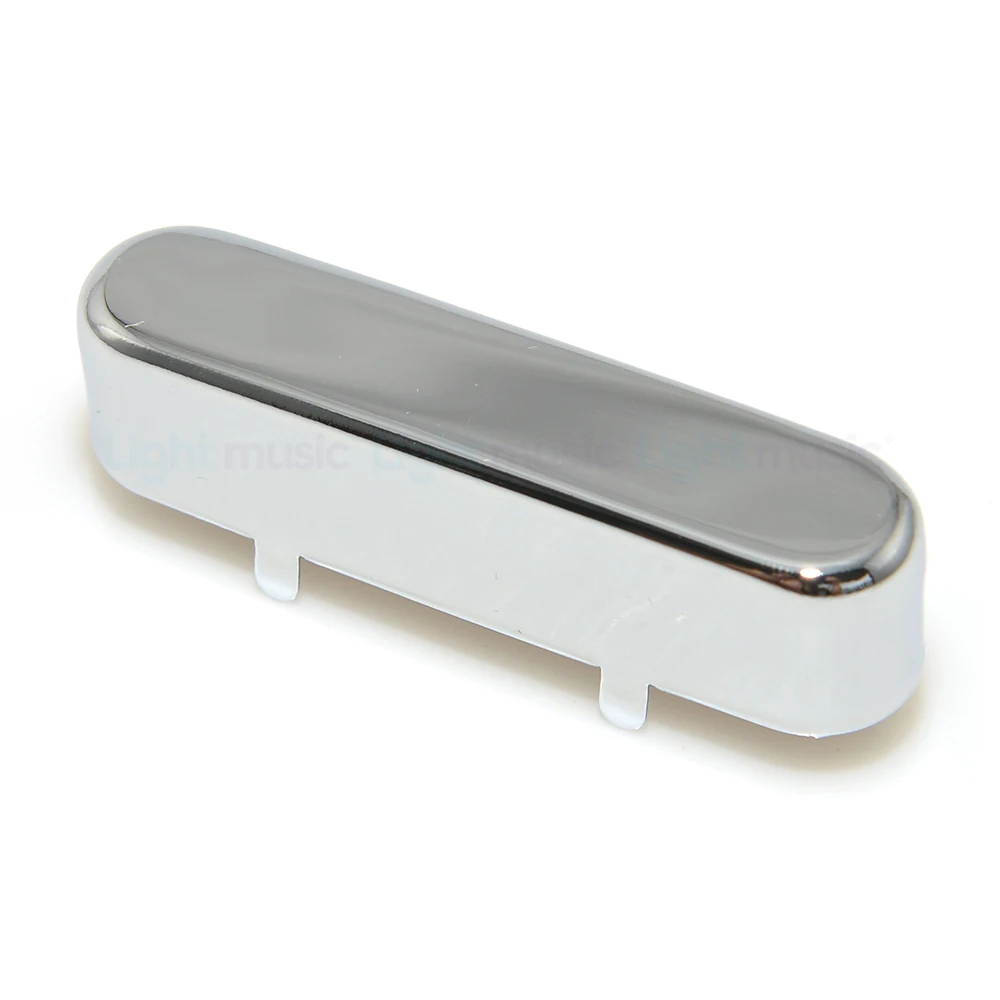 1Pcs Electric Guitar Pickup Cover Brass Neck Pickup Cover Black Nickel Chrome For Tele Electric Guitar Parts