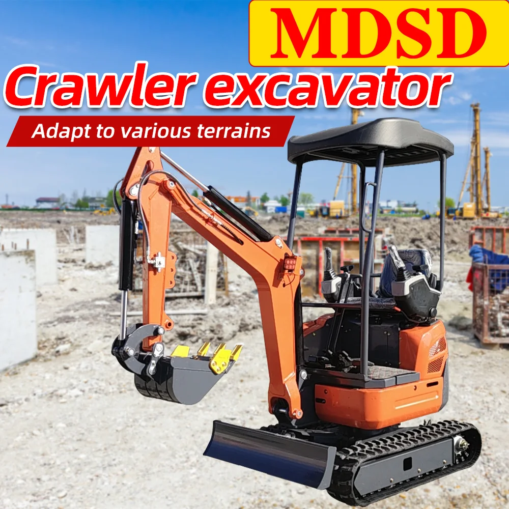 حفارة هيدروليكية عالية الطاقة 1.2 طن قوة ديزل منزلية حقيبة صغيرة 1.5 طن يورو 5 EPA 1.8 طن حفار صغير سعر مخصص