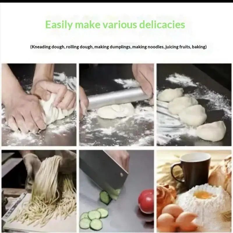 Rust Proof Stainless Steel Cutting Board Dough Kneading Food Prep Plate