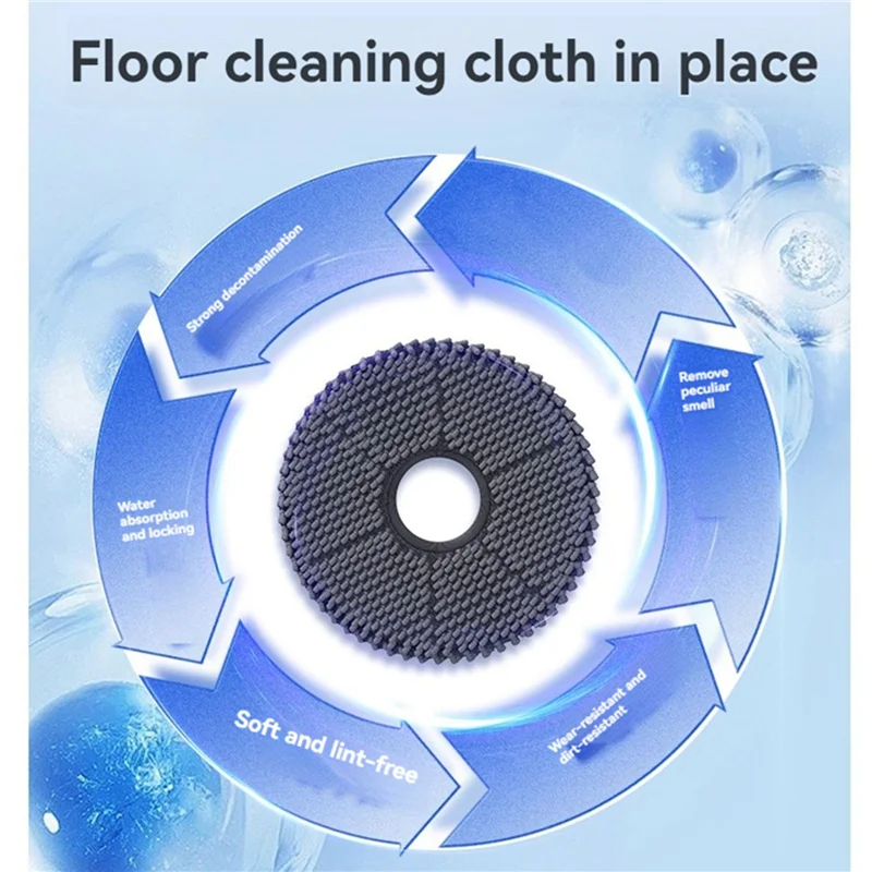 

A93E-Mop Cloth Pads For Dreame Bot X40 Pro/X40 Ultra/S30 Pro Ultra Replacement Parts 4Pcs