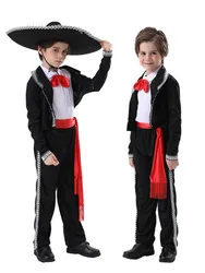 Mexican ethnic costumes, children's festivals, parties, performances, costumes, performance sets,no hats