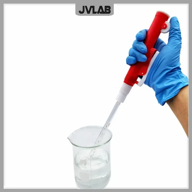 Pipette Aid Fast Release Pipette Pump Colorful Manual Pipettor Pump Use With Graduated Transfer Pipette VOL.2 ml/10ml/25ml 1/PK