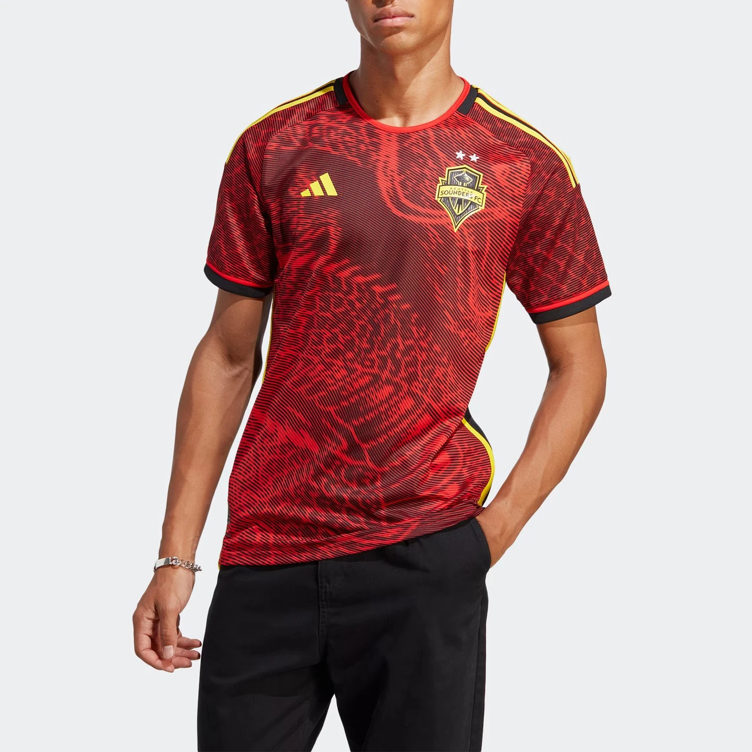 

Оригинальная мужская футболка Adidas Seattle Soundman Player Edition с коротким рукавом HI1837